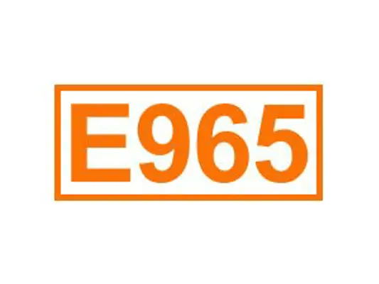 E 965 ein Lebensmittelträgerstoff