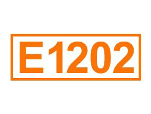 E 1202 ein Lebensmittelträgerstoff