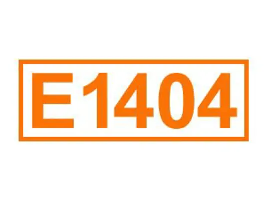 E 1404 ein Lebensmittelfüllstoff