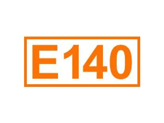 E 140 ein Farbstoff
