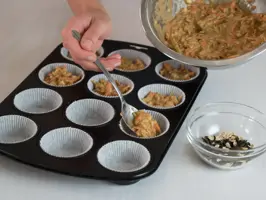 Muffins mit Möhre und Apfel Step 4