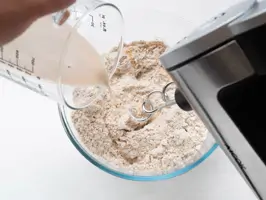 Dinkel-Hafer-Brot mit Kürbis – Step 1