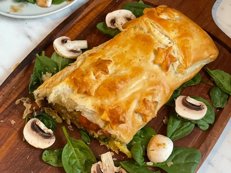 Gemüsestrudel mit Kartoffel