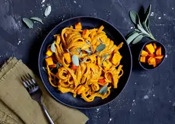Cremige Kürbis-Pasta