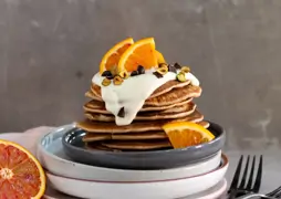 Kochbuch Laktoseintoleranz Frühstück: Sauerteig-Pancakes