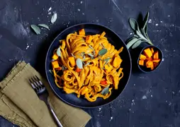 Hashimoto-Mittagessen: Cremige Kürbis-Pasta