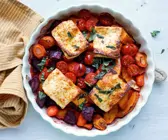 Ofengemüse mit Halloumi 