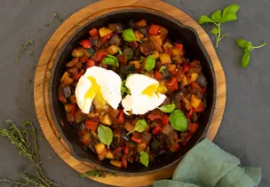 Ratatouille mit Ei