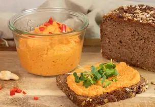Paprika-Cashew-Aufstrich