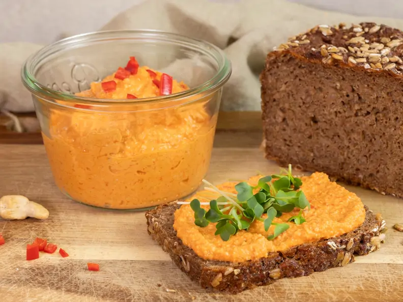 Paprika-Cashew-Aufstrich
