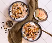 Reisflocken-Porridge