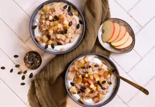 Reisflocken-Porridge