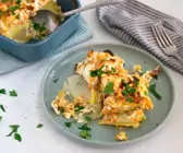 Kohlrabi, Kartoffeln, Auflauf, Linsen