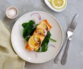 Lachs aus der Heißluftfritteuse
