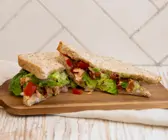 Lachs-Sandwich