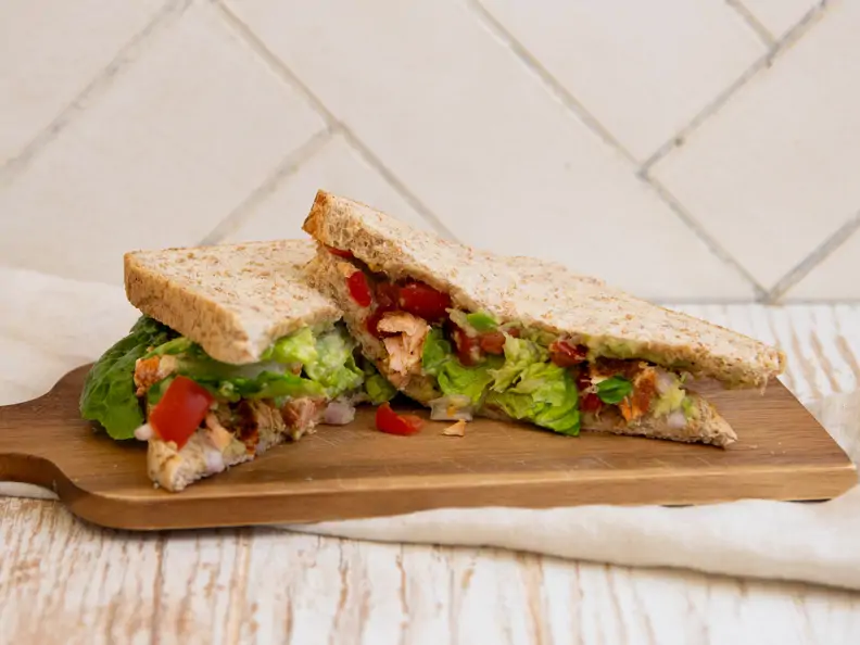 Lachs-Sandwich