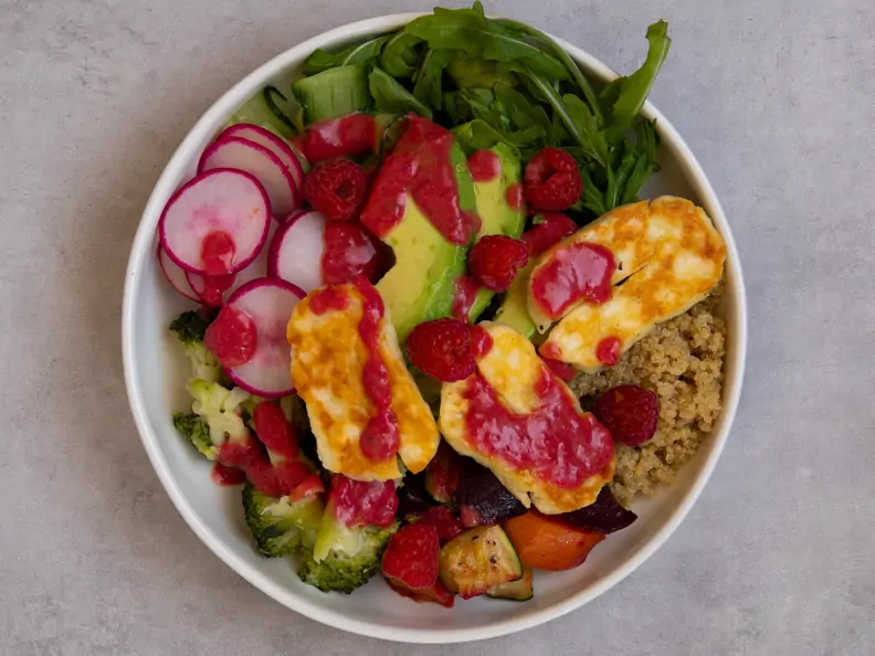 Halloumi-Salat