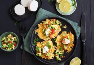 Kartoffelrösti mit Käse