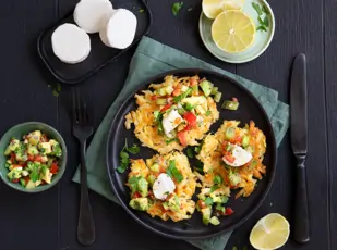 Kartoffelrösti mit Käse
