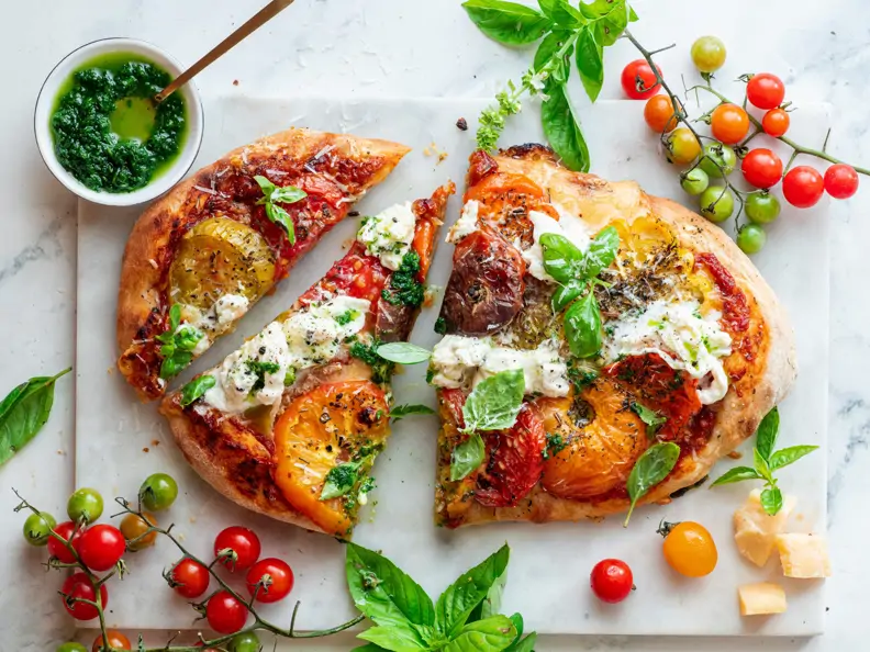 Pinsa mit Burrata