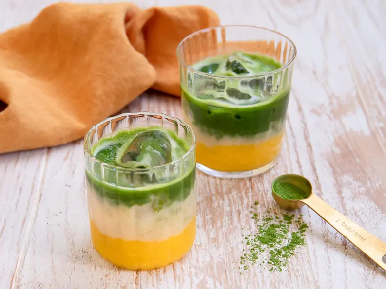 Mango-Matcha-Latte