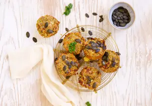 Herzhafte Gemüsemuffins