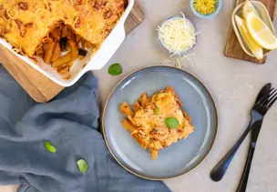 Nudelauflauf mit Zucchini