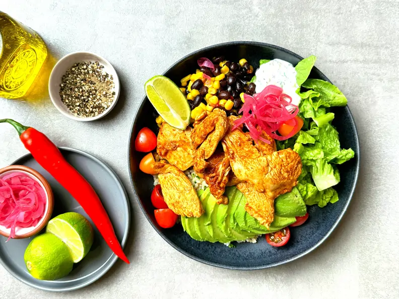Hähnchen-Bowl