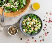 Feldsalat mit Apfel