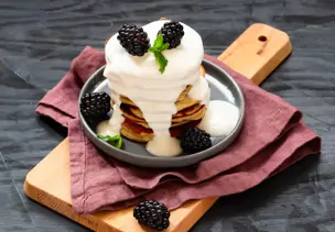 Low-Carb-Pancakes mit Banane
