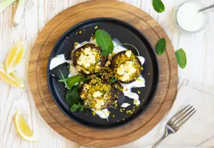 Gefüllte Champignons vegetarisch