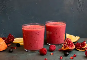 Joghurt-Granatapfel-Smoothie