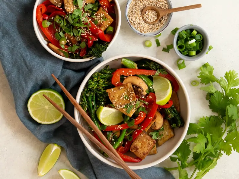 Tofu-Gemüse-Pfanne