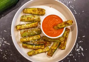 Zucchini-Stangen