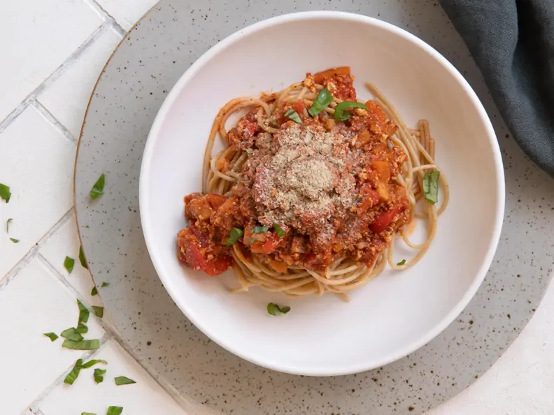 Tofu-Bolognese