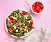 Melonensalat mit Mozzarella