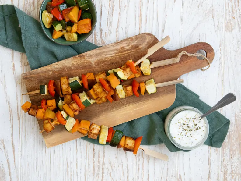 Tofu-Spieße