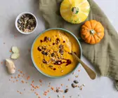 Kürbis-Linsen-Suppe