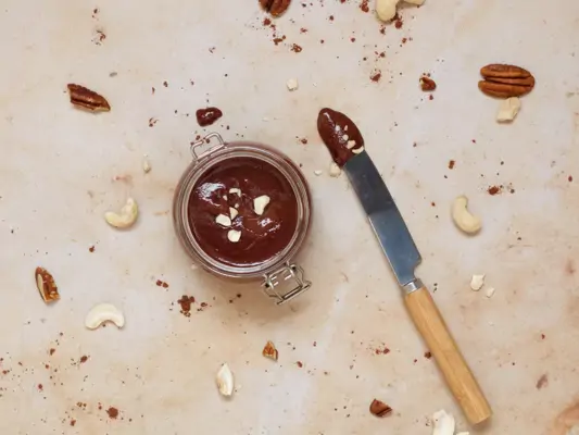 vegane Nuss-Nougat-Creme