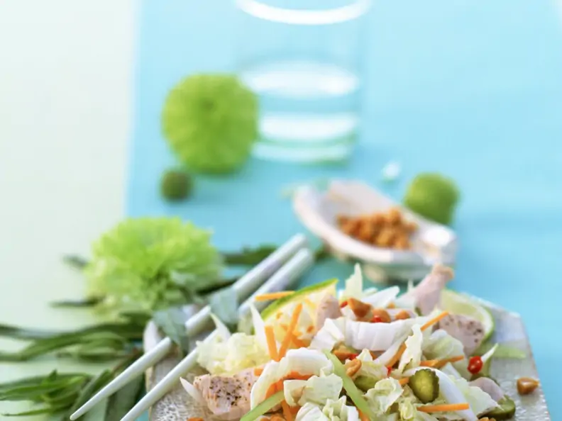 Vietnam-Salat mit Putenbrust