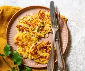 Rösti aus gekochten Kartoffeln
