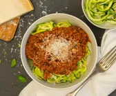 Zoodles mit Bolognese 