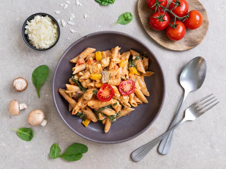 One-Pot-Pasta mit Hähnchen