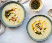 Blumenkohlsuppe mit Linsen 