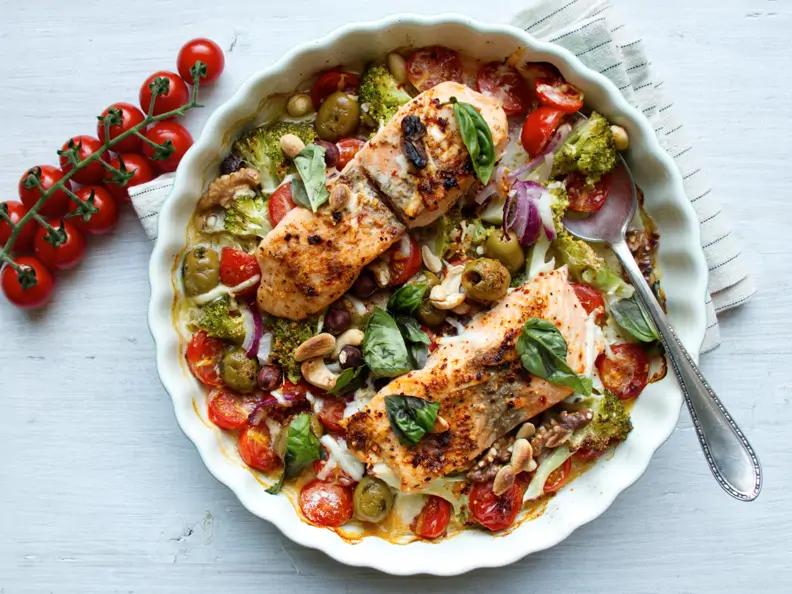 Gebackener Lachs