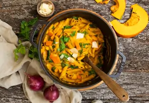 One Pot Kürbis Pasta