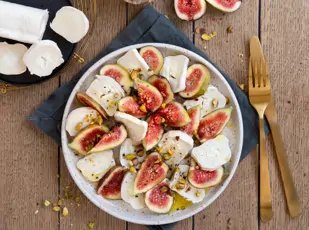 Feigen-Ziegenkäse-Salat