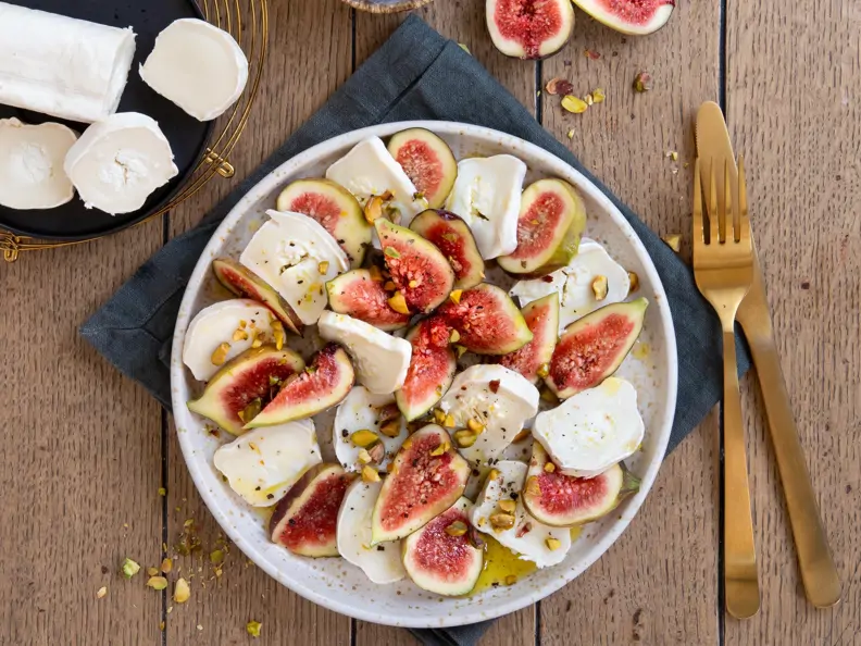 Feigen-Ziegenkäse-Salat