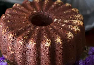 Orangen-Schokoladen-Kuchen mit Chiasamen
