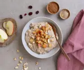 Grießbrei mit Hafermilch